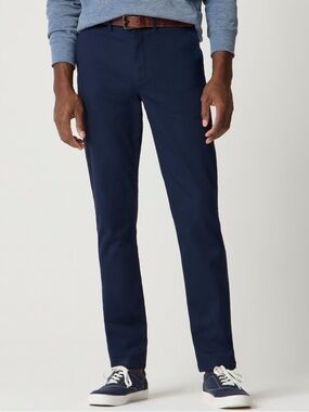 J. Crew Factory Men's Straight-fit original chino pant Navy Preppy Size 38x32